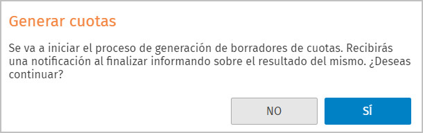 aviso generar borrador