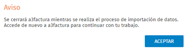 aviso cerrar a3factura