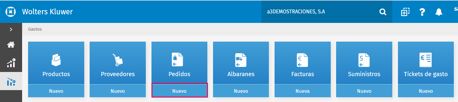 nuveo pedido