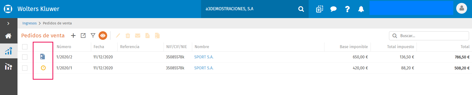 en circuito