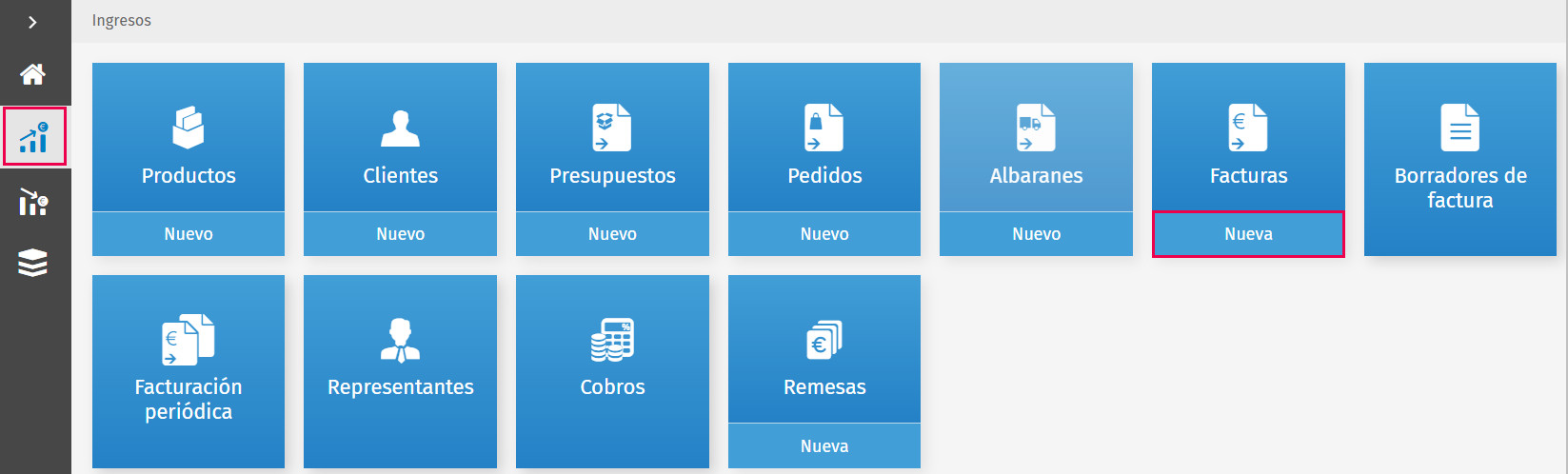 Factura de venta nueva