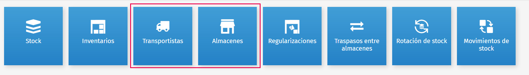 Transportes y almacenes