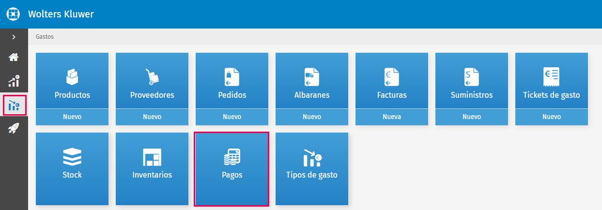 Pagos con filtros
