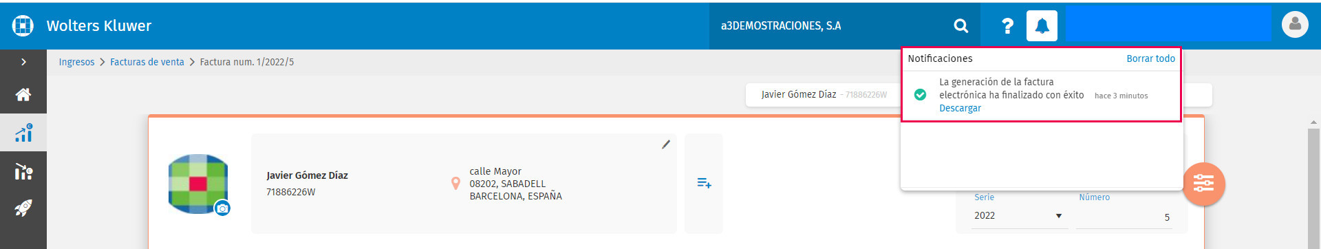 descargar factura electronica