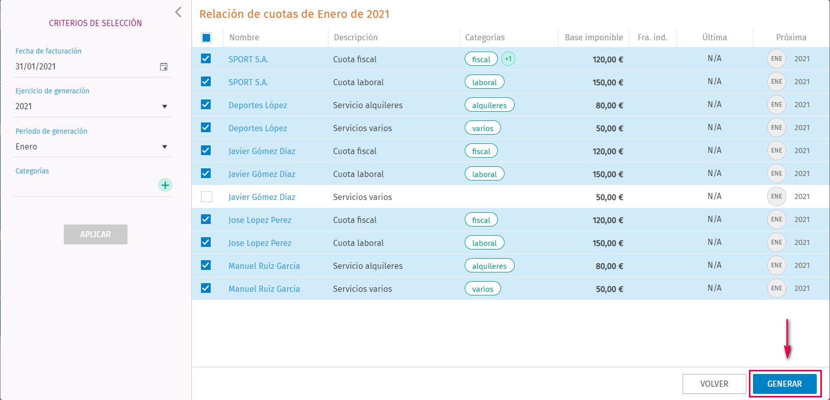 generar