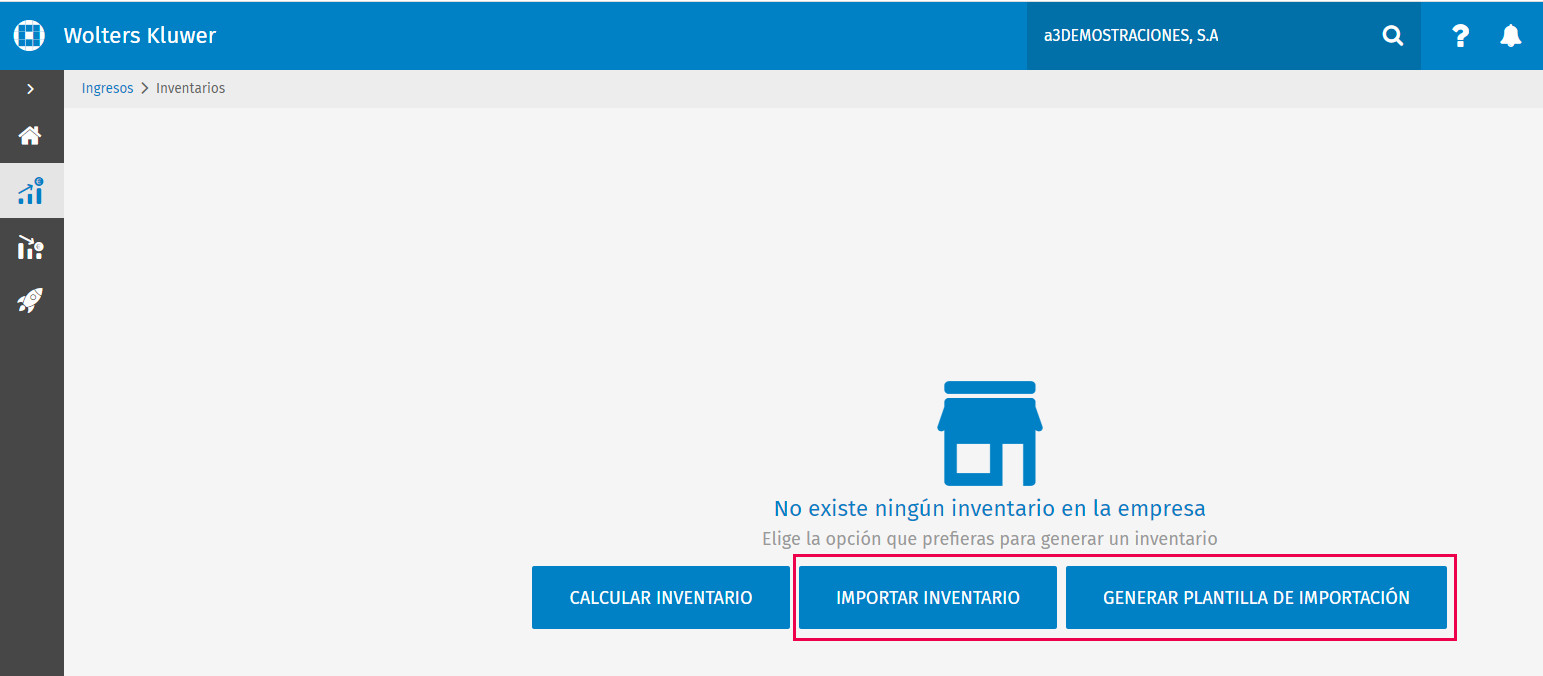 importar y planilla