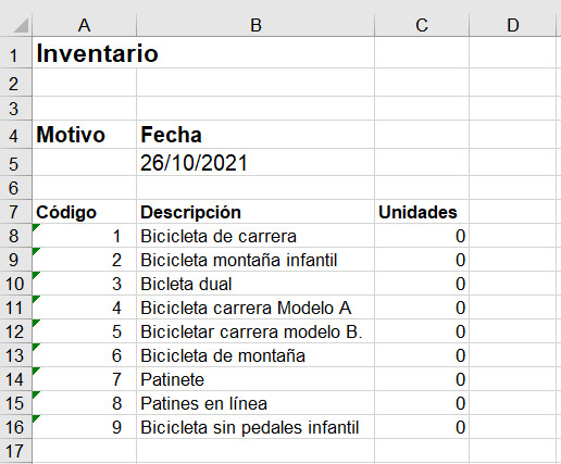 plantilla excel