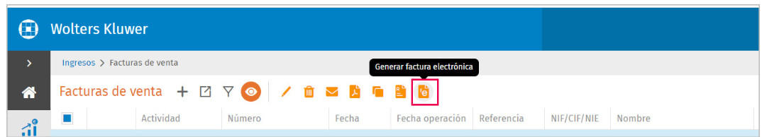 gerenar factura face