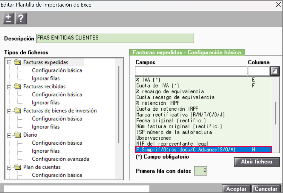 Factura como tique o simplificada