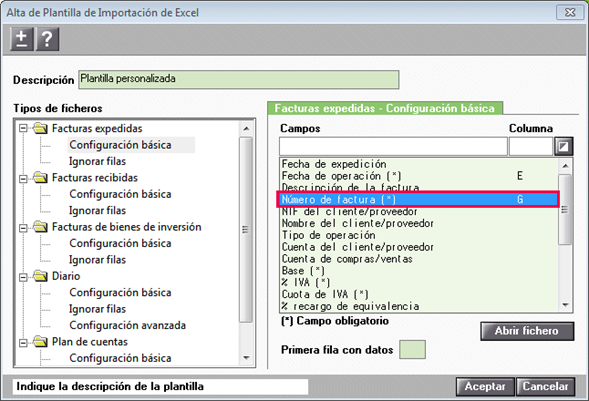 Asistente de plantillas