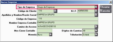 Alta grupo de empresas