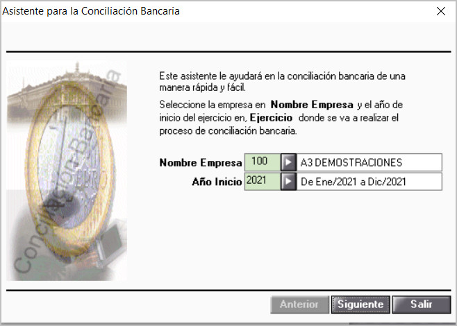 asistente empresa y ejercicio