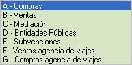 Los datos de las claves C, D, E F y G del modelo 347