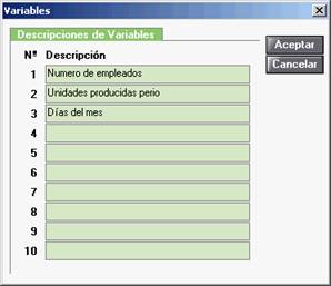 Variables