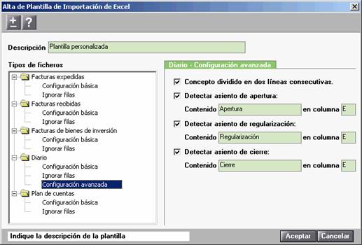 Alta plantilla