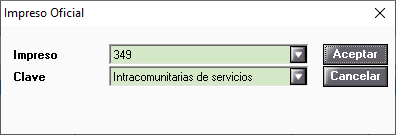 Entrega intracomunitaria de servicios Impresos