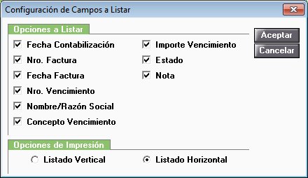 Configurar campos