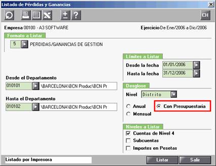 Distribución analítica