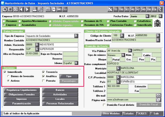 Mantenimiento de datos