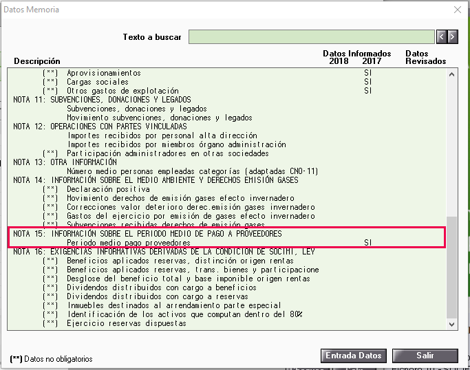 nota 15