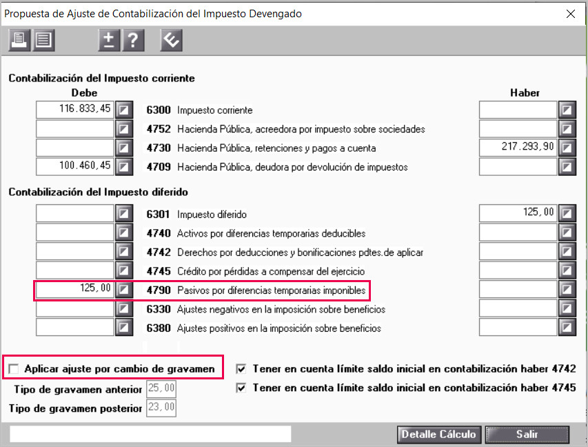 propuesta sin cambio