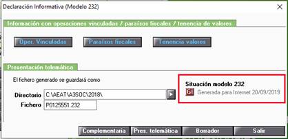 situación de impresos