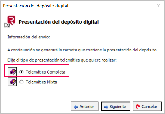 presentación deposito digital