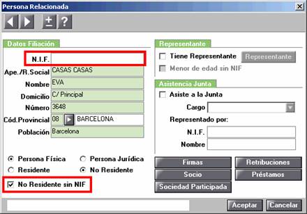 Persona relacionada