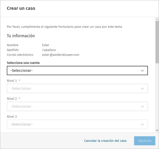 formulario caso soporte