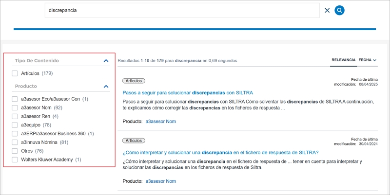 filtros buscador