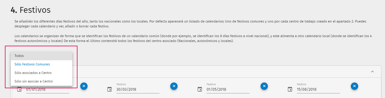 filtros festivos