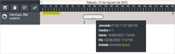 ejemplo sin horario aproximado