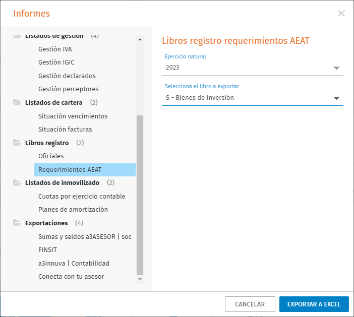 SII Libros de requerimientos AEAT