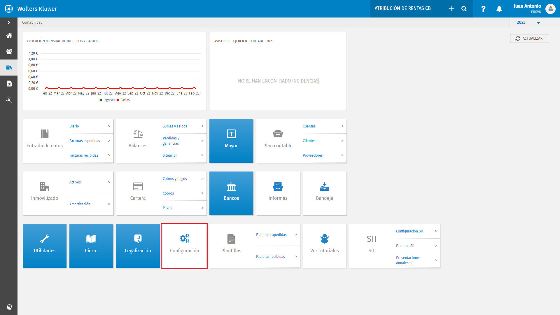 Contabilidad Configuracion contable