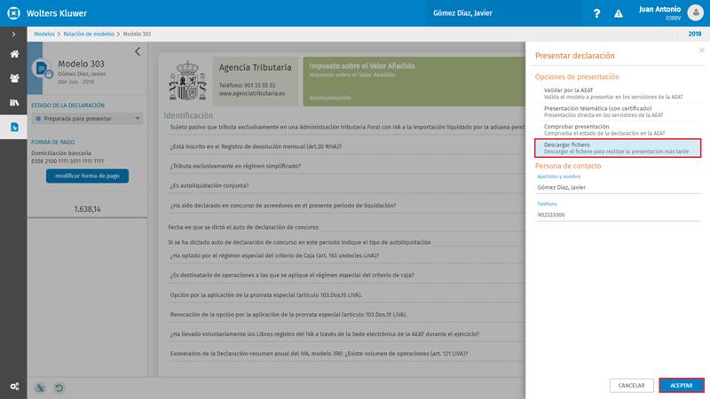 Descarga de fichero