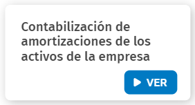 Contabilización de las amortizaciones de los activos de la empresa