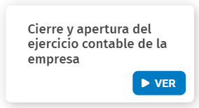 Cierre y apertura del ejercicio contable de la empresa