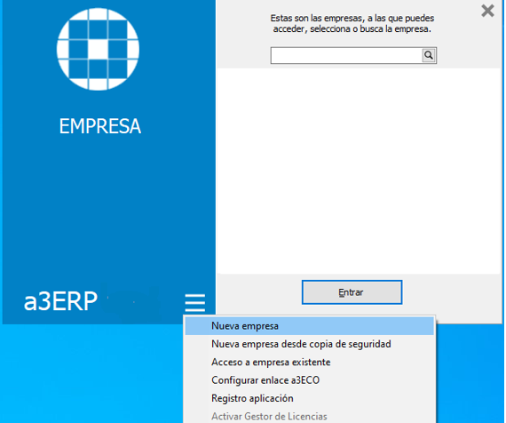 Nueva empresa