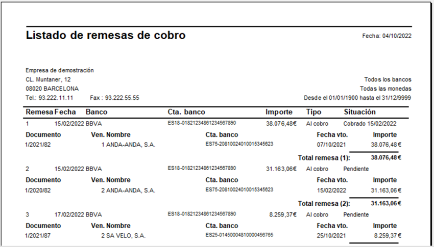 ListadoRemesas