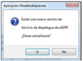 aviso modelos de hacienda