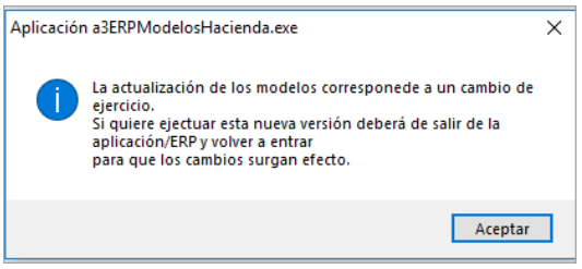 instalación del módulo de modelos de hacienda en a3ERP