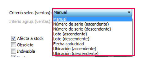 criterios venta