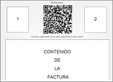 QR en factura