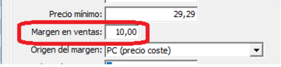 informar porcentaje