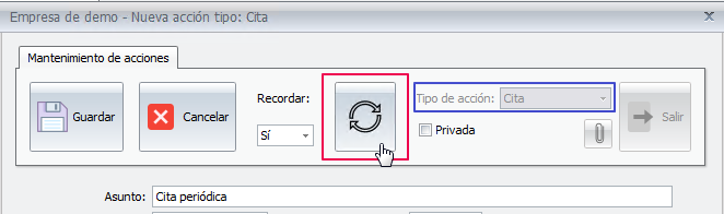 programar cita periodica