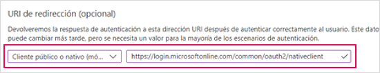 url redireccion
