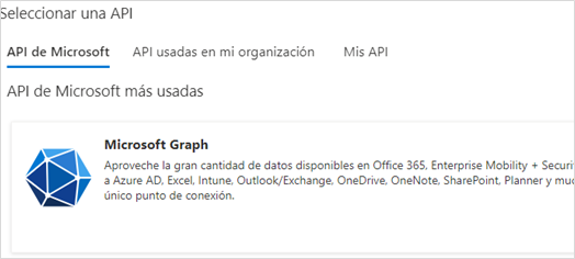 API microsoft graph