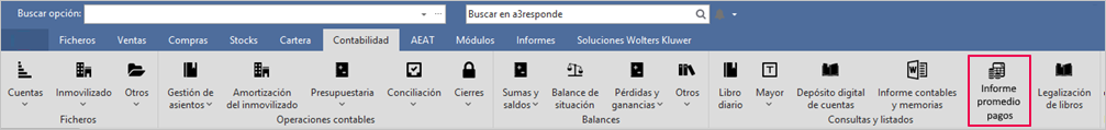 menu informe periodo medio de pagos proveedores