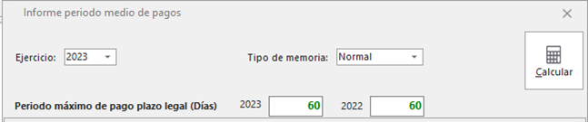 Promedio medio de pagos sin multiempresa