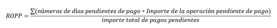 ROPP fórmula